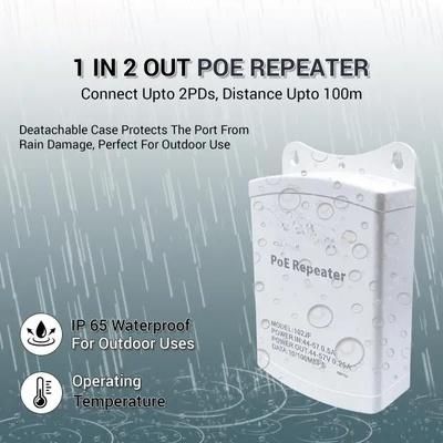 POE Extender POE Repeater| POE+ Extender with 100Mbps, Up to 30W, IEEE802.3af/at (Outdoor)-Dual