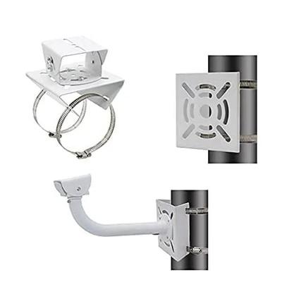 Camera Pole Mount Clamp Bracket for CCTV Security Camera Indoor&Outdoor Universal Compatible with 2 Nos. Steel Looping Ring