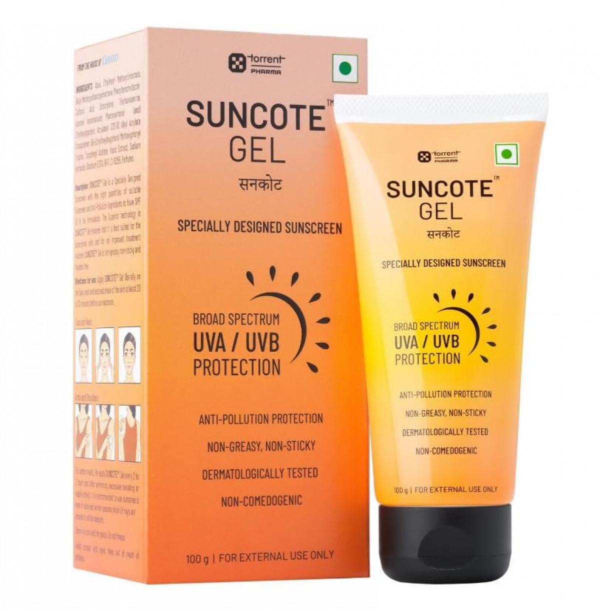 Suncote SPF 50+ Sunscreen Gel 100gm