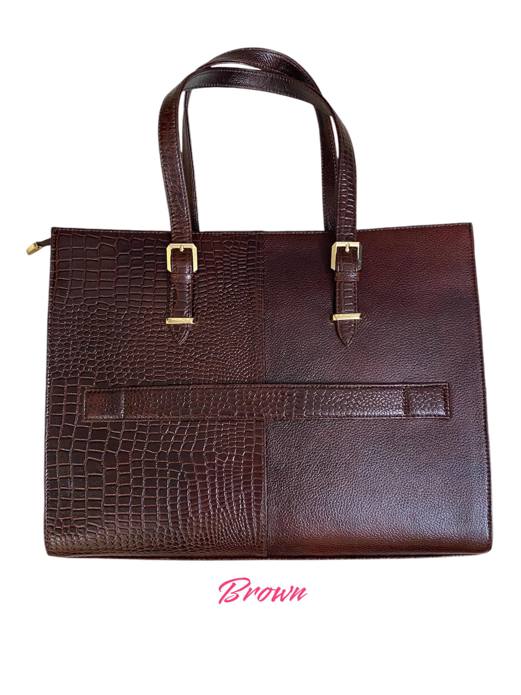 Trendy Women Leather laptop bag for ladies 2025 at ShopCircuit | ONDC