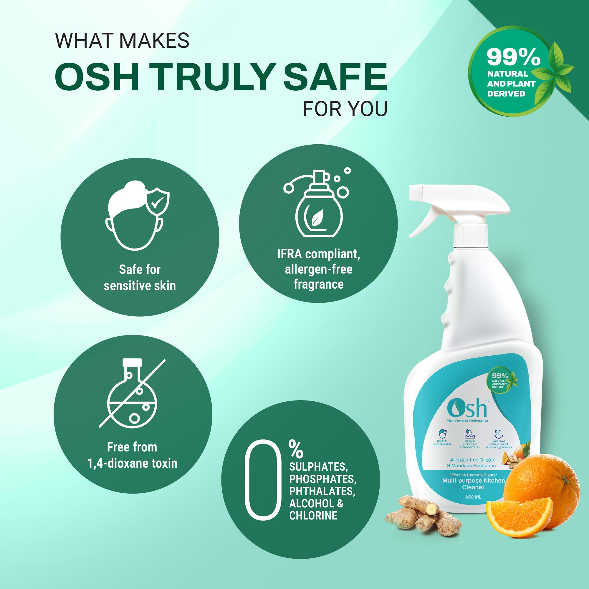 OSH MULTIPURPOSE KITCHEN CLEANER 450ML TOW