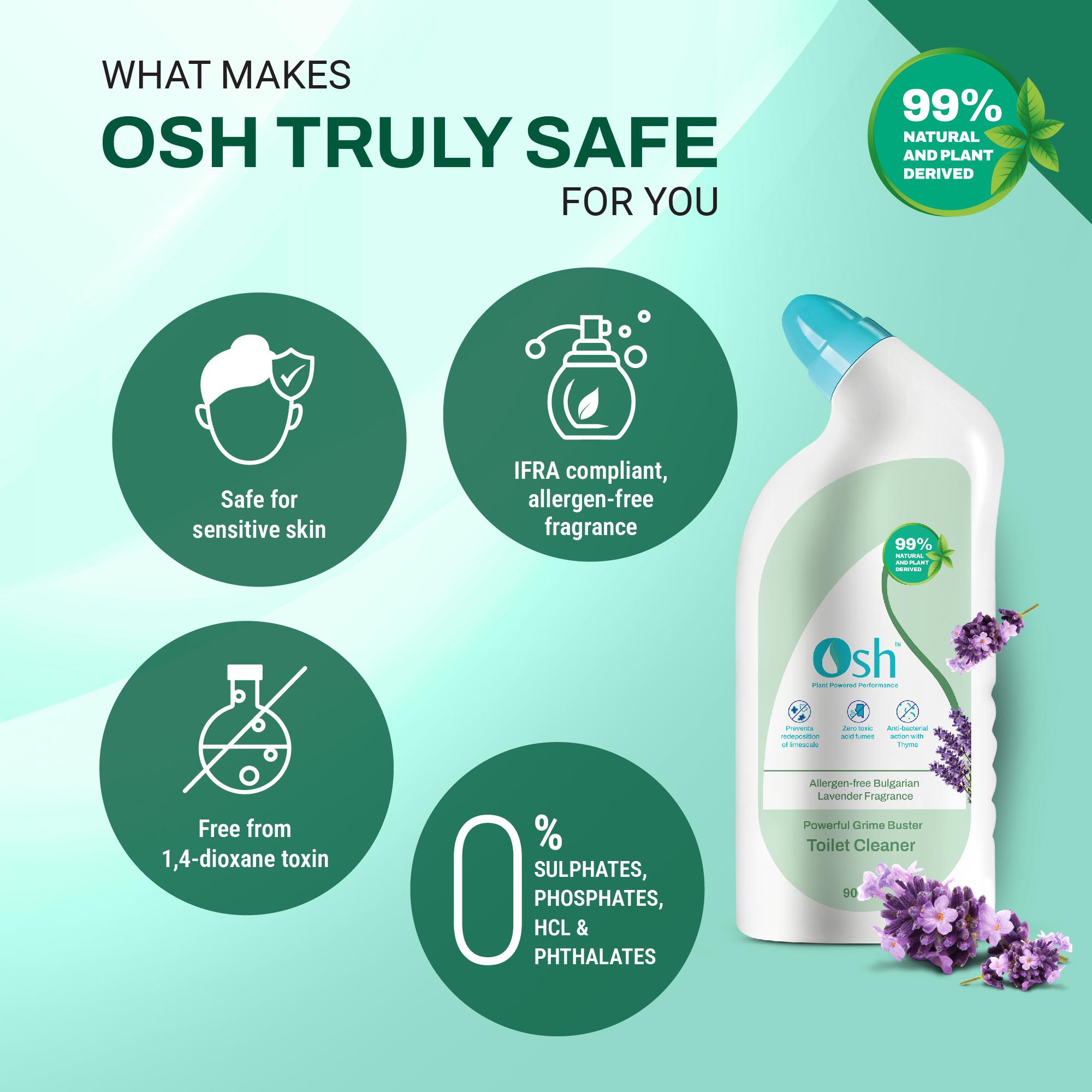 OSH TOILET CLEANER 900ML