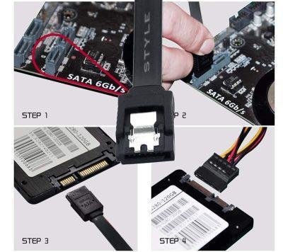 SATA HDD 3 6.0 Gbps Data Cable Straight, with Both Side Locking Latch for HDD and SSD (Black)