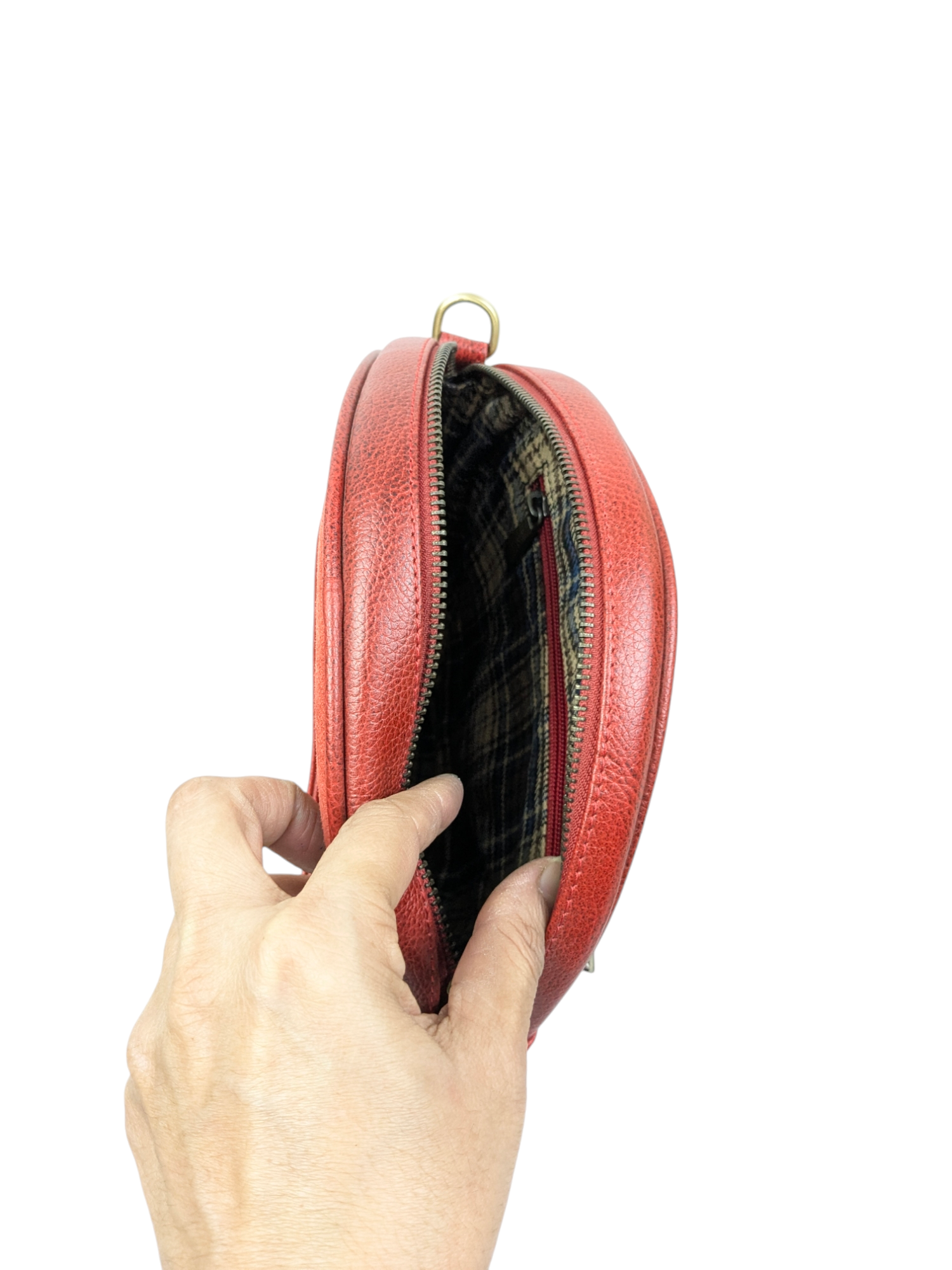 Ladies Sling Bag Round Red color