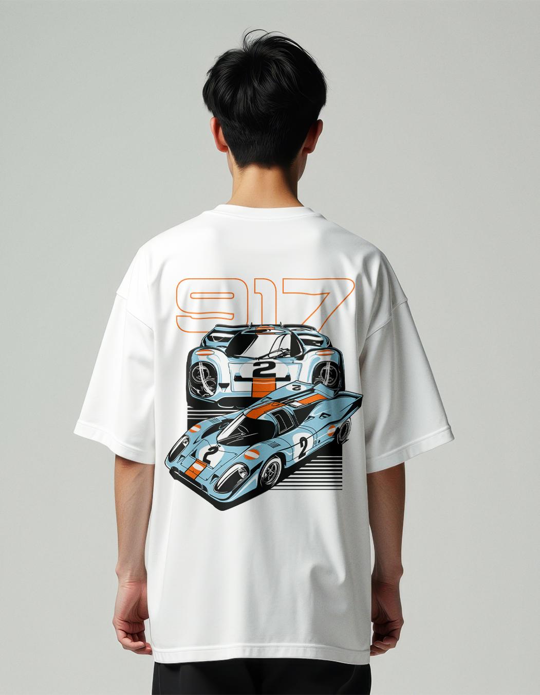 Best Men MountCart Store oversized white supercar engine back printed tshirt for men and women 2