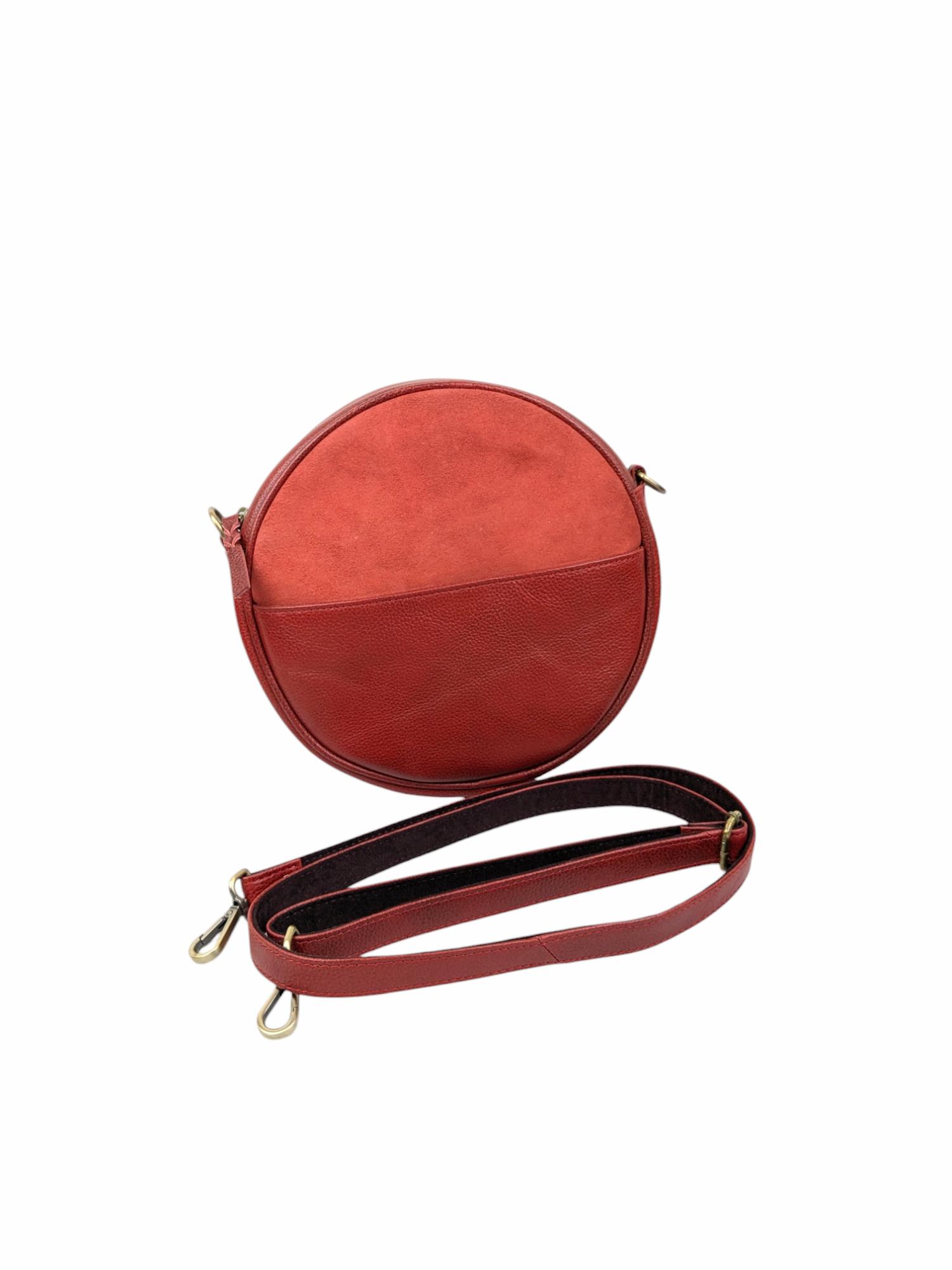 Ladies Sling Bag Round Red color