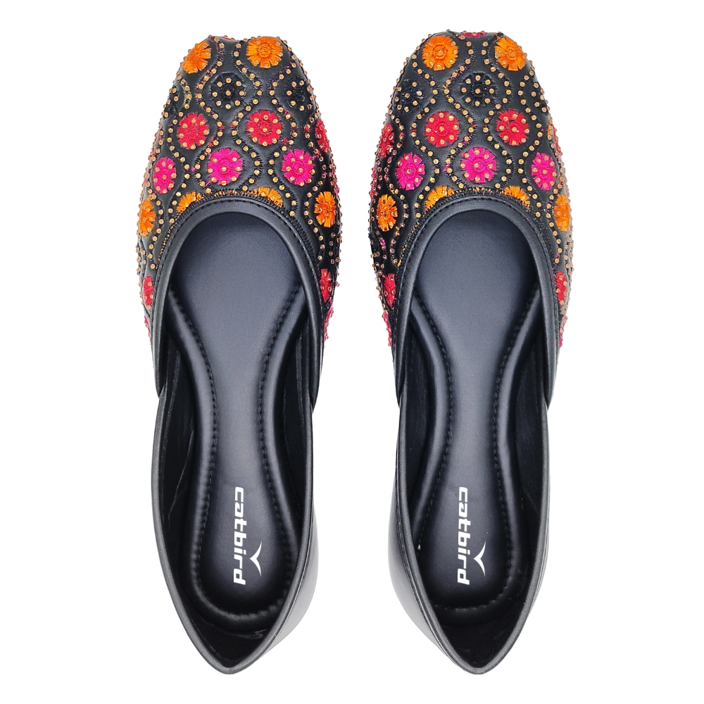 Trendy Women Punjabi Stone Work Ethnic Jutti 2025 at ShopCircuit | ONDC
