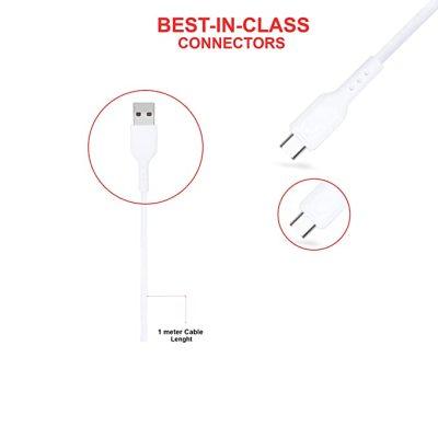 Champion USB A to Type-C 3Amp Data Sync & Fast Charging Cable PVC for all Android & USB Type-C Devices