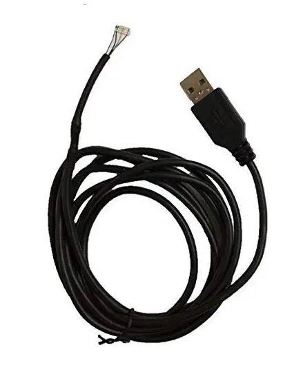 Champion USB Cable for Morpho Safran Aadhar biometric MSO-1300, E1, E2, E3 Finger Print Scanner Device (Black),1 m