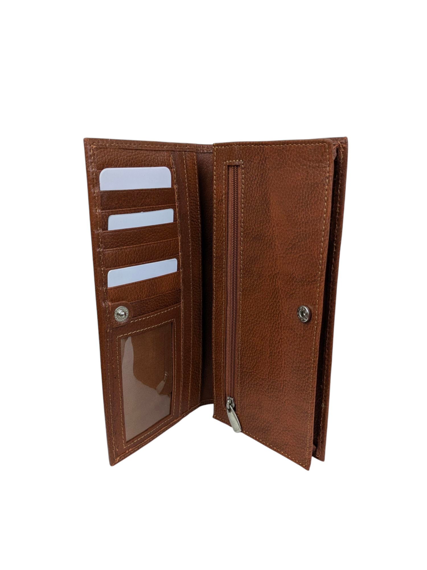 Ladies Wallet - Sleek - Tan