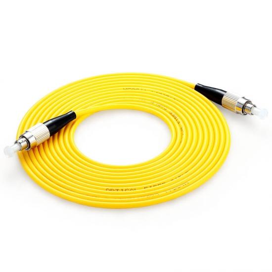 FC to FC Single Mode Simplex Fiber Optical Cable,Jumper Patch Cord for video transmission, multimedia applications, and premise networking (3m)